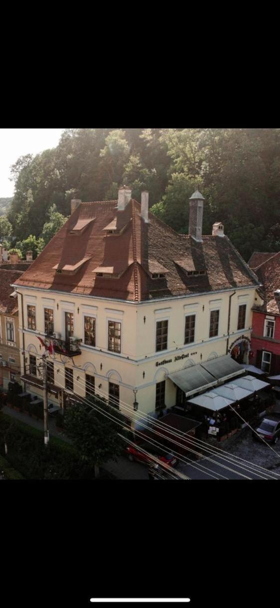 Pensiunea Gasthaus Alte Post Sighişoara Exteriör bild