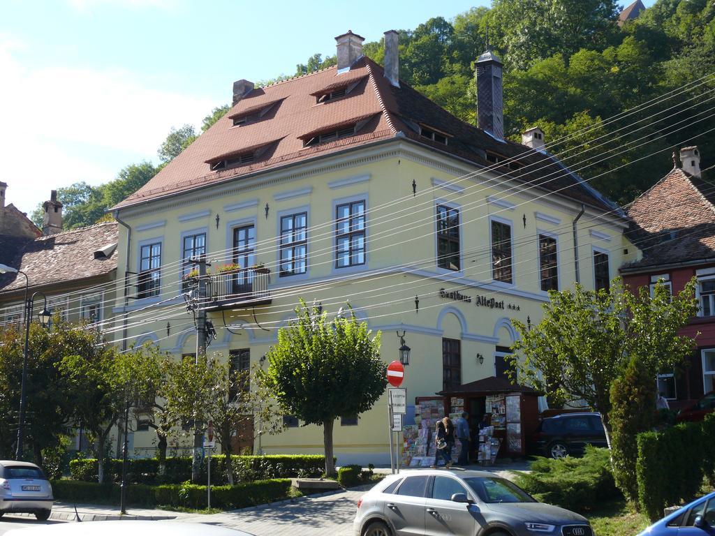 Pensiunea Gasthaus Alte Post Sighişoara Exteriör bild